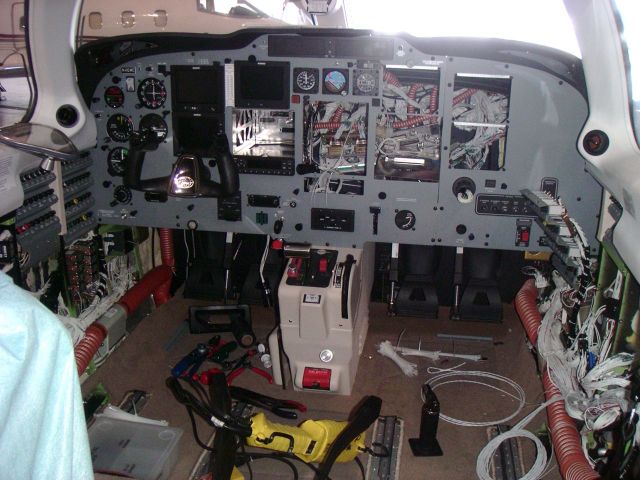 N46ME — - During an avionics addition