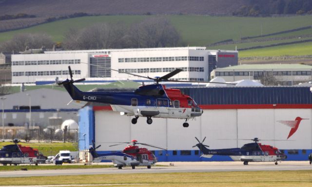 Eurocopter Super Puma (EC-225) (G-CHCI) - CHC Scotia Eurocopter AS-332L2 Super Puma G-CHCI in Aberdeen Dyce Airport