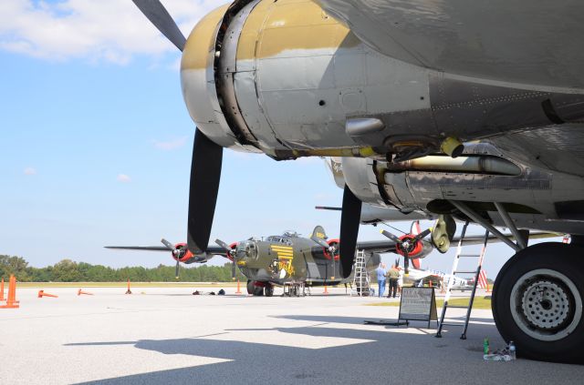 — — - Collings Foundation B-24J and B-17G at Sumter Airport SC 27 Oct 2011