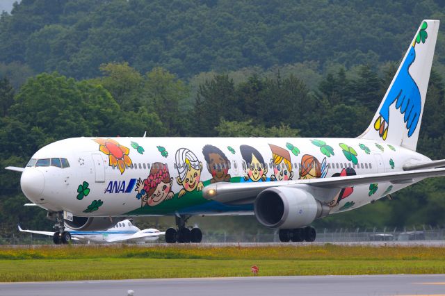 BOEING 767-300 (JA8674) - hakodate air port hokkaido japan