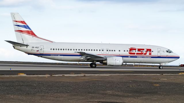BOEING 737-400 (OK-VGZ) - TENERIFE SURbr /br /17/05/2008