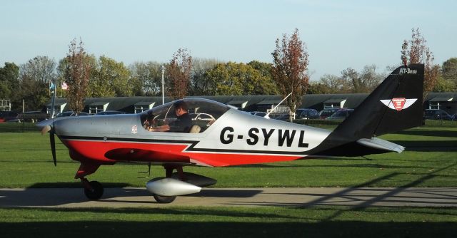 AERO (3) AT-3 (G-SYWL) - Aero AT-3 R100 at Sywell Aerodrome November 02 2018.