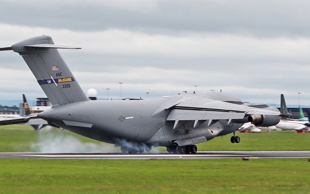 03-3126 — - rch498 usaf mcguire c-17a 03-3126 landing at shannon 31/5/19.