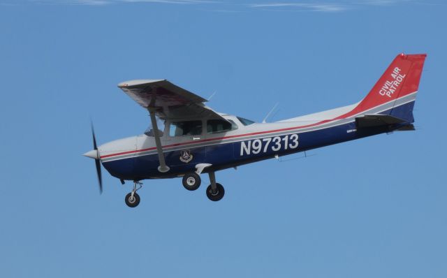 Cessna Skyhawk (N97313) - On final is this 1984 Civil Air Patrol Cessna Skyhawk C172P in the Autumn of 2019.