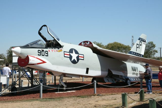 14-5607 — - RF-8G Crusader BuNo 145607 at Castle AFB Museum Open Cockpit Day 2011.