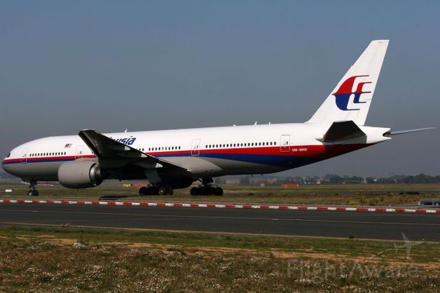 Boeing 777-200 (9M-MRD) - MH 370 aircraft the one thats missing