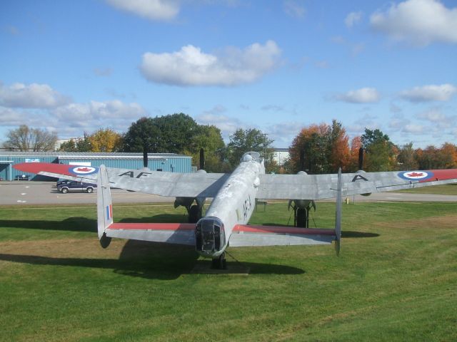 — — - Avro Lancaster KB 839 on Static Display At Air Park of the Greenwood NS Military Aviation Museum