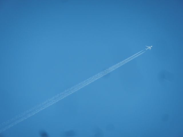 Boeing 787-8 (N961AM) - N961AM, A Boeing B787-8 Dreamliner Of AeroMéxico, Flies By Making A Basic Contrail En-Route To Mexico City. N961AM Was First Built In 2013