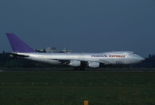 Boeing 747-200 (N639FE) - Departure at Narita Intl Airport Rwy16R on 1995/08/14