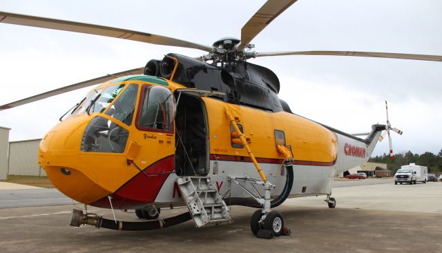 Sikorsky Sea King (N1048Y) - A 1961 model Sikorsky S-61A Sea King on the ramp outside Code 1 Aviation under overcast skies at Northeast Alabama Regional Airport, Gadsden AL - December 9, 2019.