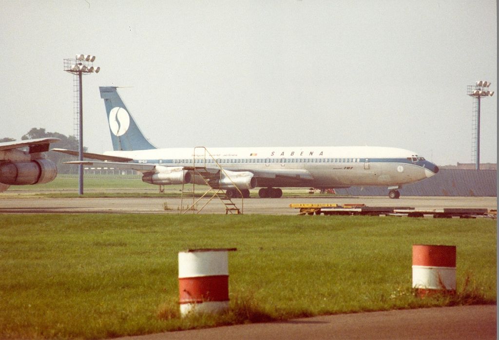 Boeing 707-300 (OO-SJJ) - Sabena B707-329C cn19162 (okt82)