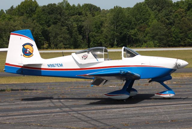 Vans RV-7 (N967EM) - One of the 12 homebuilt aircraft taking part in the Full Throttle Formation Team at Atlanta Air Show 2021. Flown by Shawn 'CRABBY' McGrath. Photo taken on 05/22/2021.