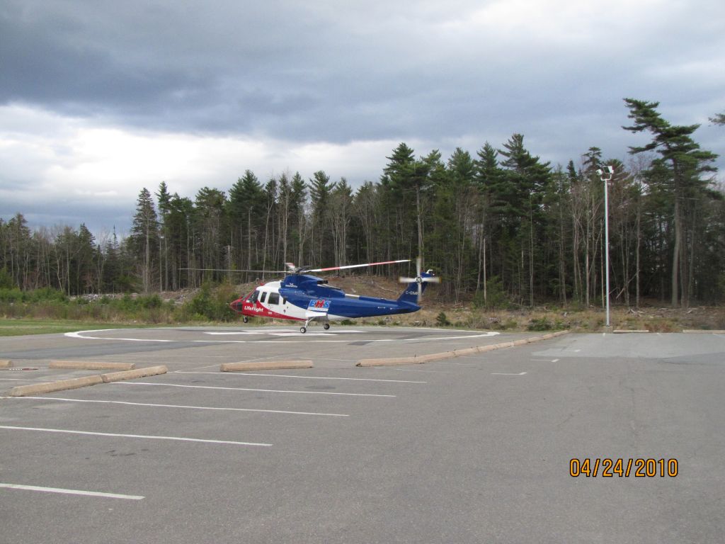 C-GMIN — - Lifting of  Helipad at Bridgewater NS.