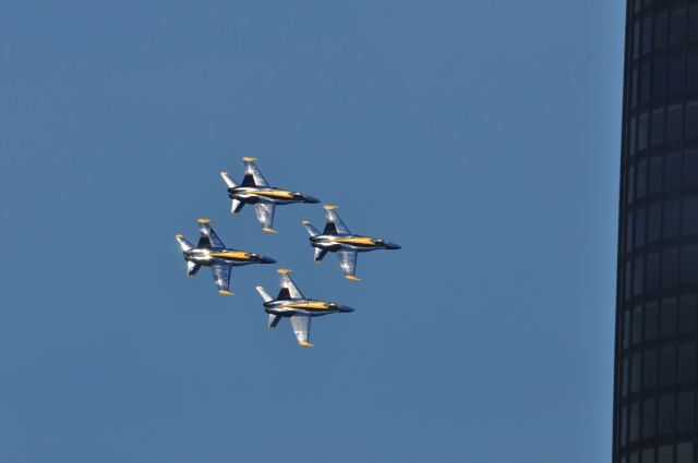 McDonnell Douglas FA-18 Hornet — - USN Angels in Chicago 2010