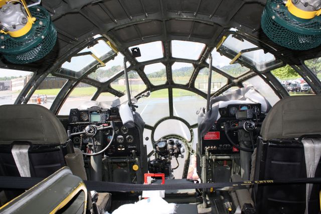 Boeing B-29 Superfortress — - Cockpit of the beautiful B-29