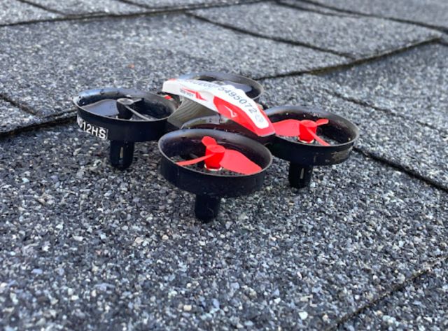 N012HS — - HolyStone HS-210 Recreational Drone after landing.