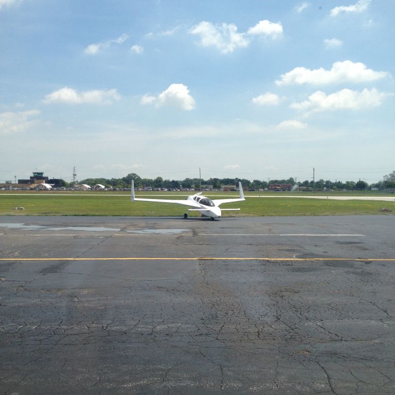 RUTAN Cozy (C-FUFO) - Taken on the ramp of Great Lakes Flight Centre, Windsor, Ontario.
