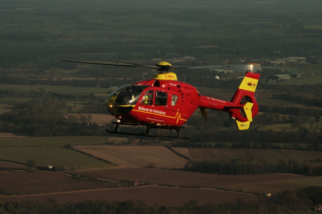 G-WMAS — - East Midlands Air Ambulance, publicity flight