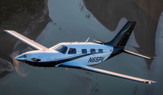 Piper Malibu Mirage (N65PV) - In-flight photo shoot around Austin.