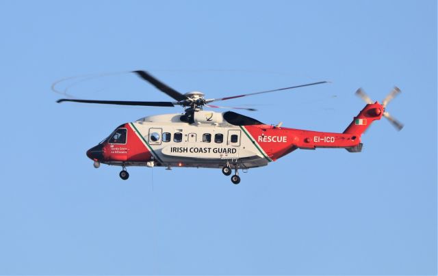 Sikorsky Helibus (EI-ICD) - s-92a ei-icd training at shannon 7/1/21.