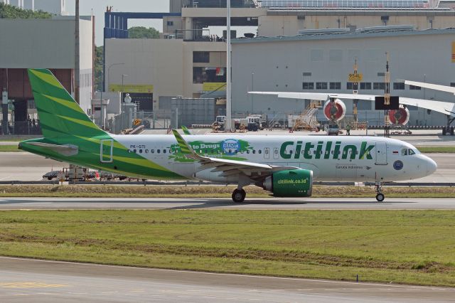 Airbus A320neo (PK-GTI)