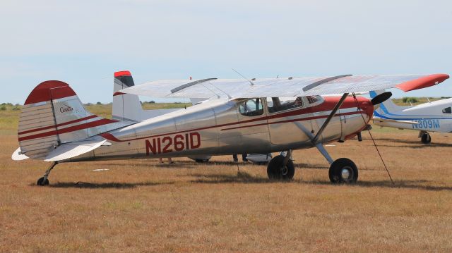 Cessna 170 (N1261D) - Parked at Katama Airfield, 3 September 2022.