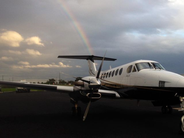 Beechcraft Super King Air 350 (N177GA) - Picture was at Woods Aviation GTU.