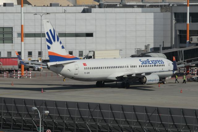 Boeing 737-800 (TC-SPE) - 29/12/2022: Flight to Antalya (AYT), Turkey, ready for a push-back off thebgate.