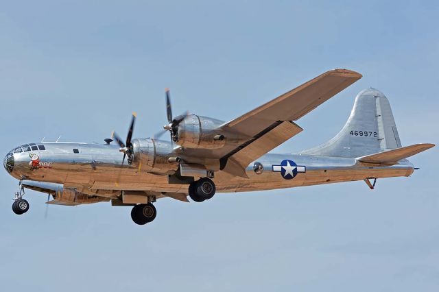 Boeing B-29 Superfortress (N69972) - Boeing B-29 Superfortress N69972 Doc arrived at the Deer Valley Airport on September 16, 2019. It will make revenue flights on September 17 and 18. 