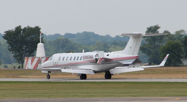 Learjet 45 (N395WB) - Summer of 2012... landing rwy 27...