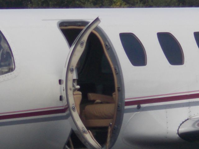 Cessna 500 Citation 1 (N96FB) - parked on ramp