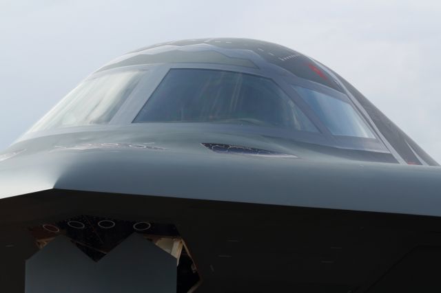 Northrop Spirit — - Northrop Grumman B-2 Spirit, on static display at RAF, Fairford.