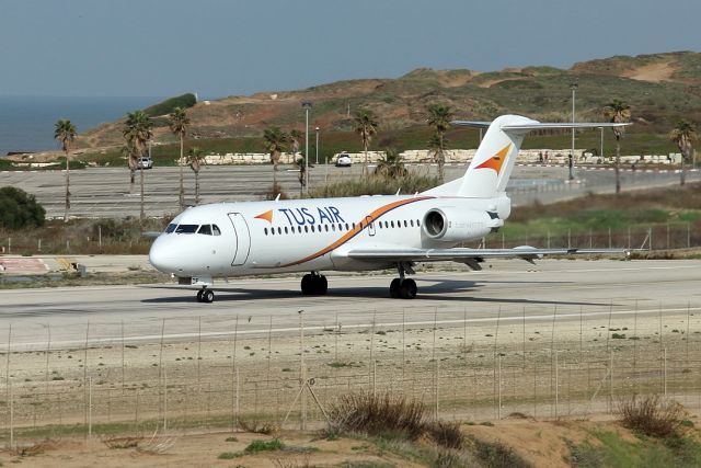 Fokker 70 (5B-DDF) - 21/12/2018: Flight to Larnaca, Cyprus, commenced take-off run on runway 21.