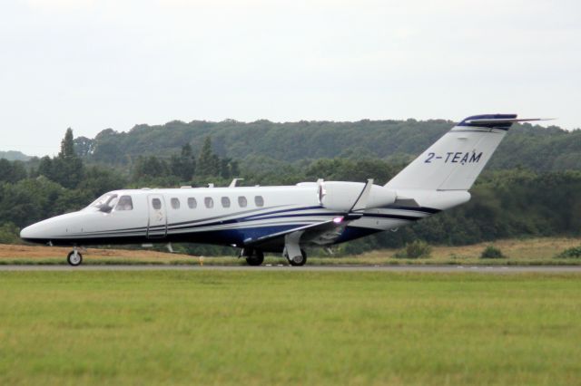 Cessna Citation CJ3 (2-TEAM) - Ortac Citation CJ3+ departing rwy 25 on 13-Aug-21 heading for EGHQ as ORT64E.
