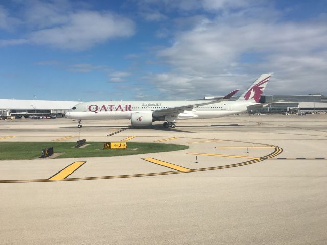 Airbus A350-900 (A7-ALE) - Beautiful A350 at KPHL.