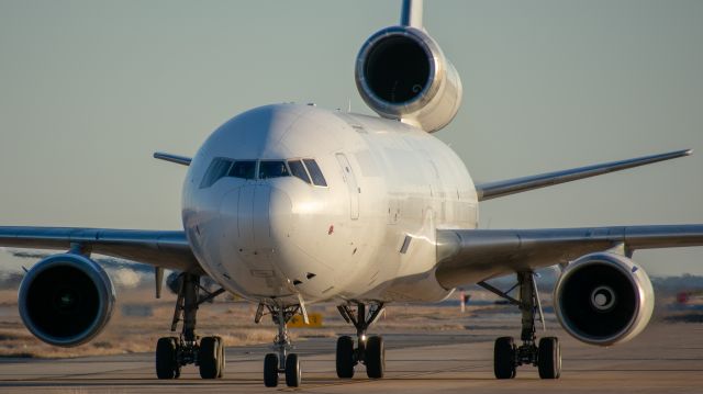 Boeing MD-11 (N542KD) - Taken December 20, 2018 from Founders' Plaza.