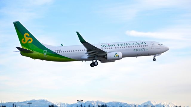 Boeing 737-800 (JA04GR) - BOE283 from KBFI makes a missed approach to Rwy 16R during a C1 flight on 1.6.17. (ln 6223 / cn 61776).