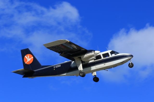 ROMAERO Islander (C-GZGO) - C-GZGO departing TNCM St Maarten