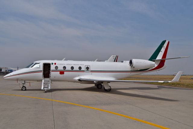 IAI Gulfstream G150 (FAM3913) - Gulfstream G150 FAM-3913 of Mexican Air Force (FAM) on display during the open day in trade show "FAMEX 2019" at Santa Lucia AB (04/2019).