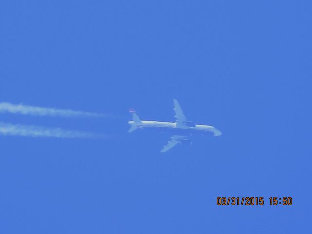 Airbus A320 (N680AW) - U.S. Airways flight 680 from PHX to DCA over Southeastern Kansas at 35,000 feet.