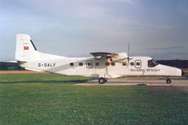 Fairchild Dornier 228 (G-OALF) - Seen here in Jul-92.br /br /Reregistered G-MAFE 21-Dec-92.br /Registration cancelled 10-Dec-13 as permanently withdrawn from use. Broken up at EGHH.