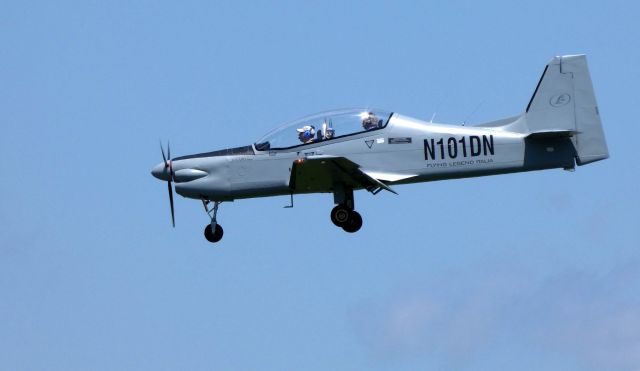 Experimental  (N101DN) - On final is this 2017 Valter E Della Nebbia Tucano Replica experimental Aircraft in the Spring of 2019.