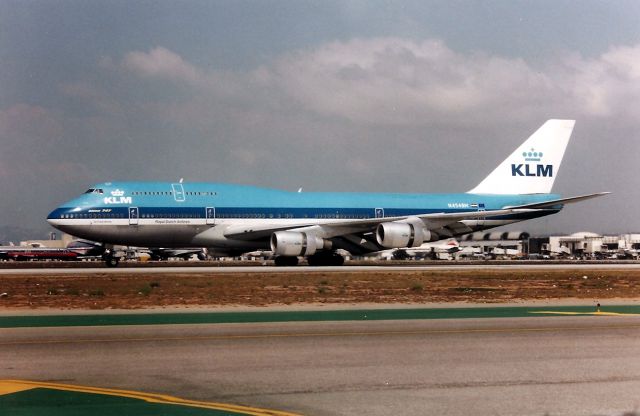 BOEING 747-300 (N4548M) - KLAX - N4548M arriving 25L at KLAX from Schipol, date apprx Sept 1991