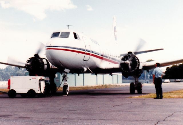 MARTIN 404 (N40413) - M-404 going out for a maintenance run-up after inspection