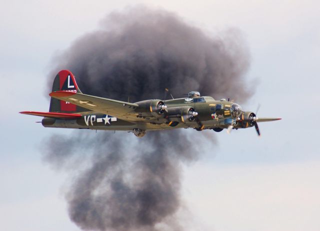 Boeing B-17 Flying Fortress (N7227C) - B-17 "Texas Raiders" doing a fly-by at Wings Over Houston 2010.