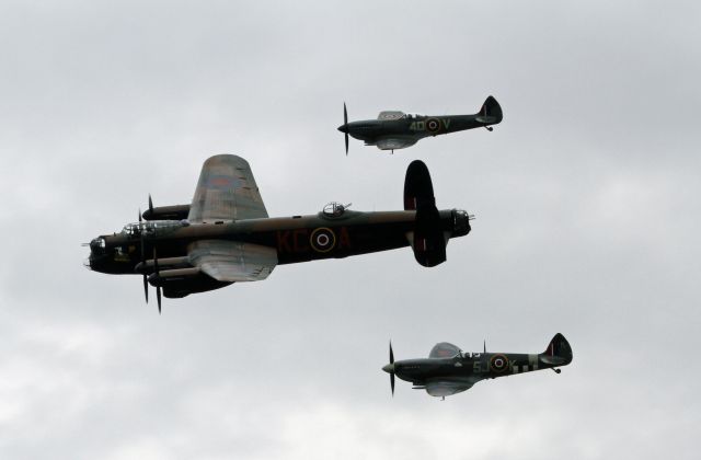 Avro 683 Lancaster — - Lancaster on display at Shoreham air show 2014