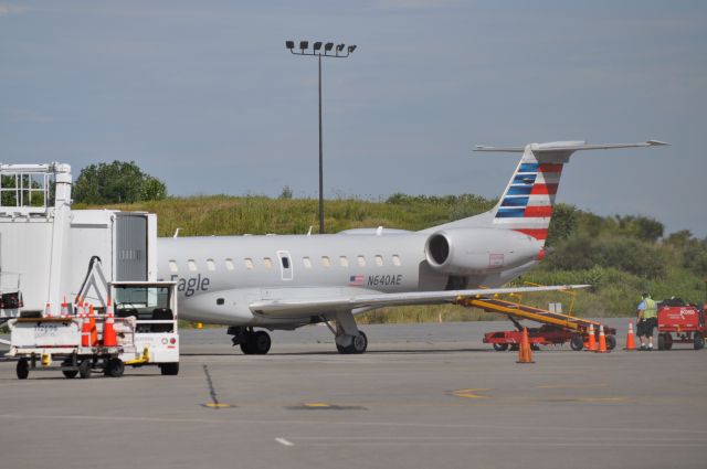 Embraer ERJ-145 (N640AE) - Loading up for a flight back down to KPHL; Taken at the rental car lot