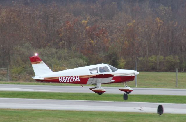 Piper Cherokee (N8026N) - Culmination of the RNAV30 approach to Williamsport 11-7-2015