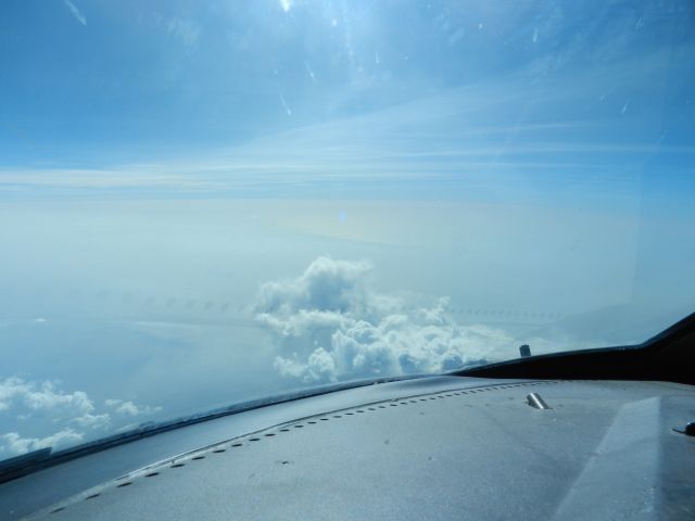 Boeing 747-400 (TF-AMX) - When you place your camera in between the middle two cockpit windows of the Boeing 747  at 37 000 ft , you obtain this shot ! On our way to Jeddah intl from Dhaka, bengladesh and passing over Dubai...