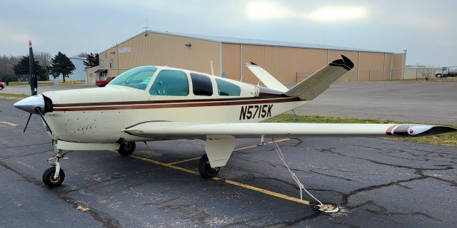 Beechcraft 35 Bonanza (N5715K) - 12-19-21